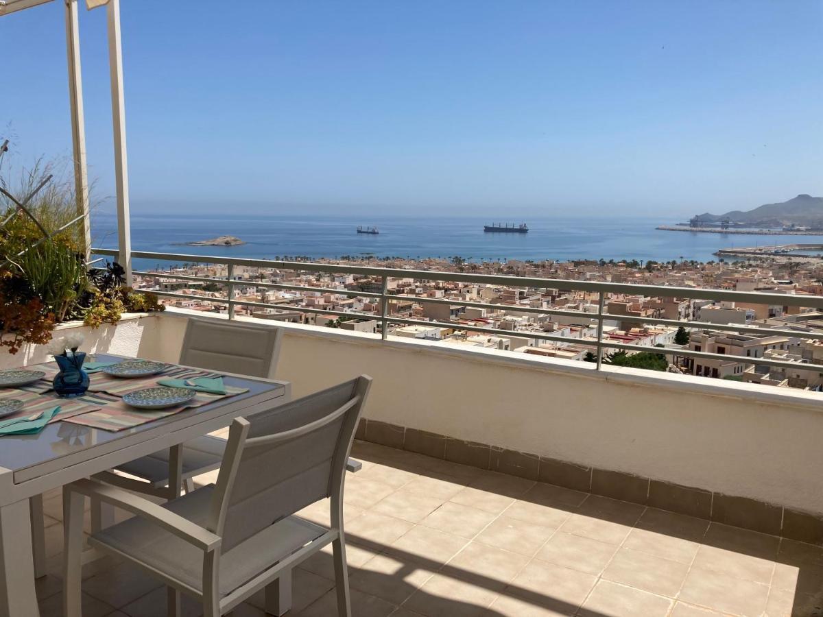 Ático con Espectaculares Vistas al Mar Apartamento Carboneras Exterior foto